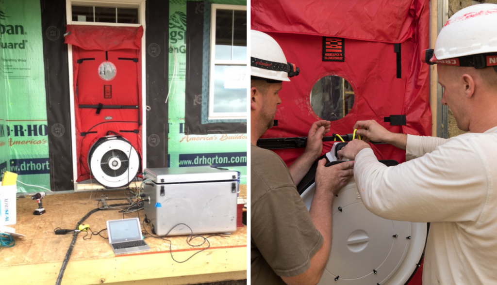 AeroBarrier vs. Final Blower Door Tests Different Results Point to Different Test Preparation
